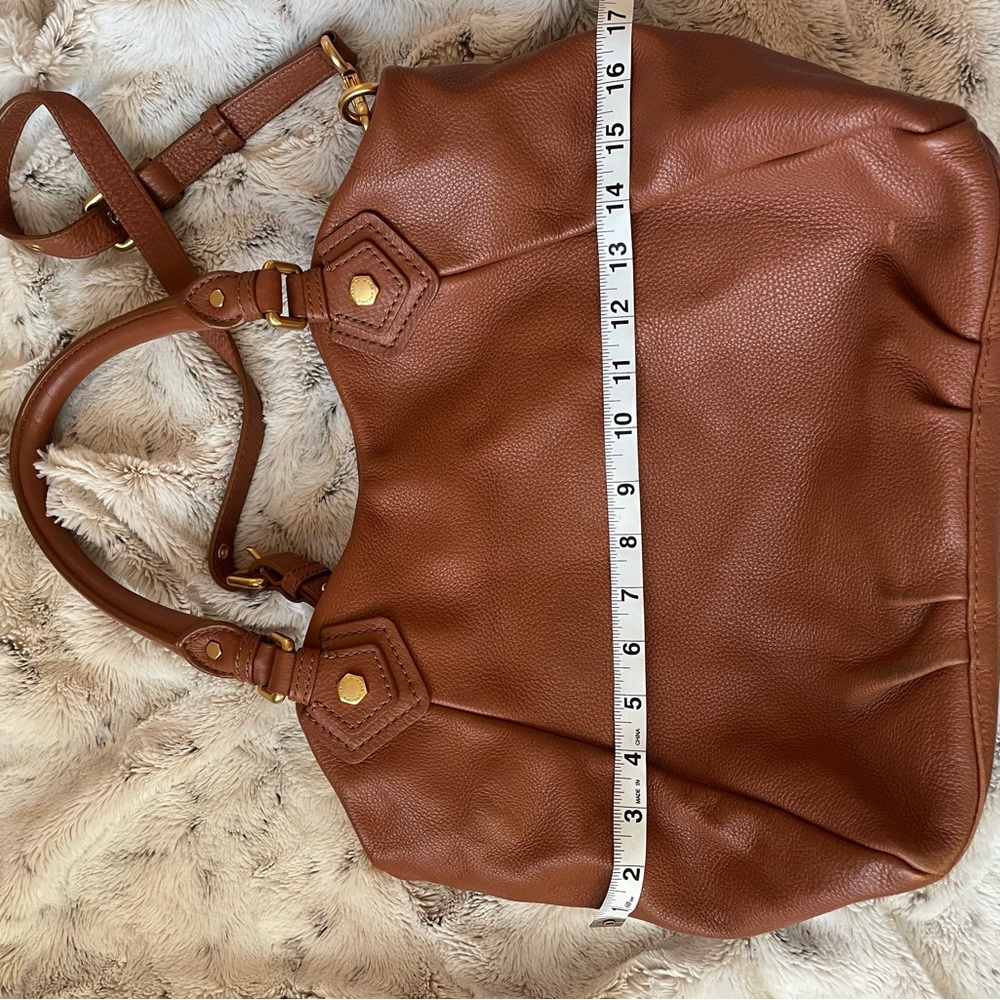 Marc by Marc Jacobs - Classic Q Francesca Brown Leather Top Handle Hobo/Tote Bag - Picture 5 of 14